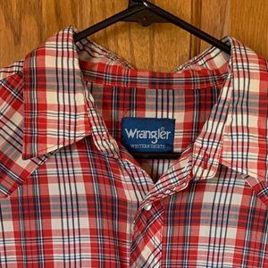 Wrangler Western Short Sleeve Button Up